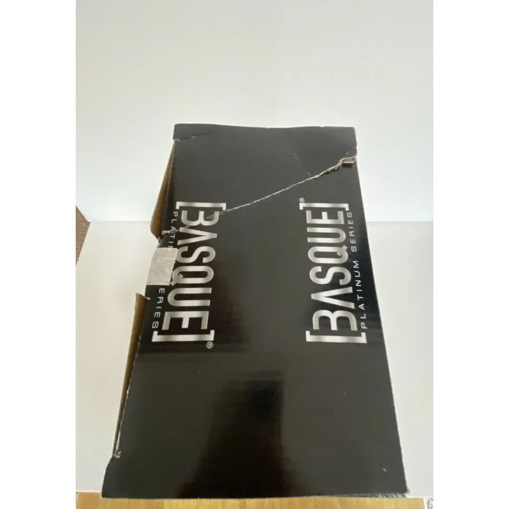 BASQUE Platinum Series Solid Natural Wood 10‎ Horizontal Slot Knife Block Only